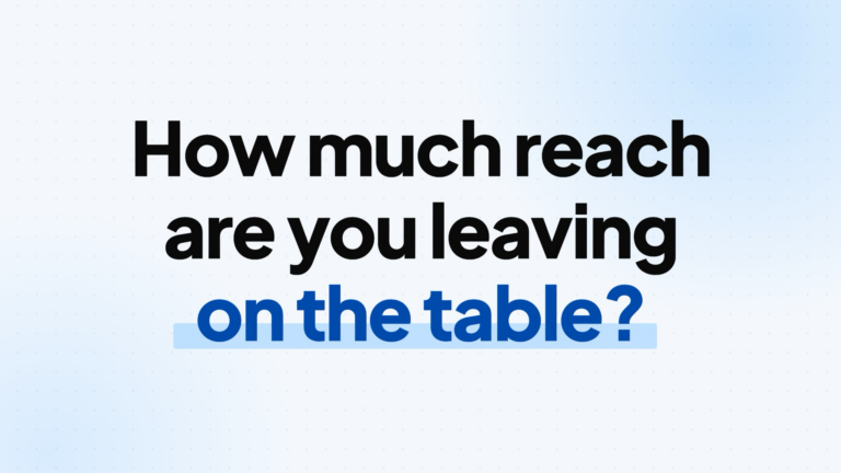 Chowder Media Organic Reach Calculator forecasting extra reach from one more post a day